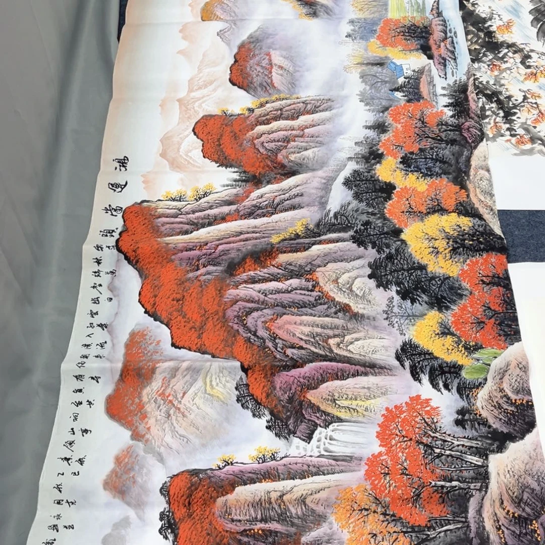 国画国画纯水会作品