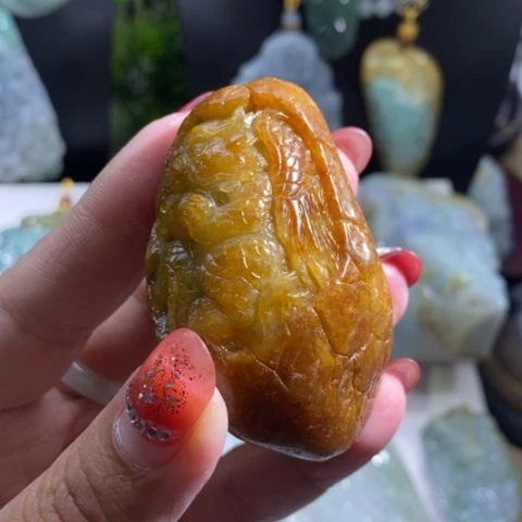 【闪购商品】颈饰未镶嵌翡翠龙牌