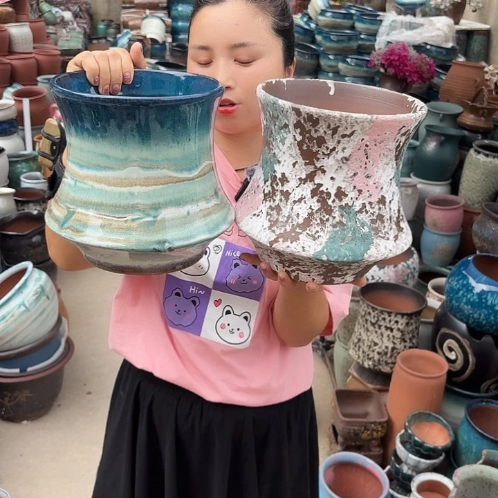 口20高22两个盆子。