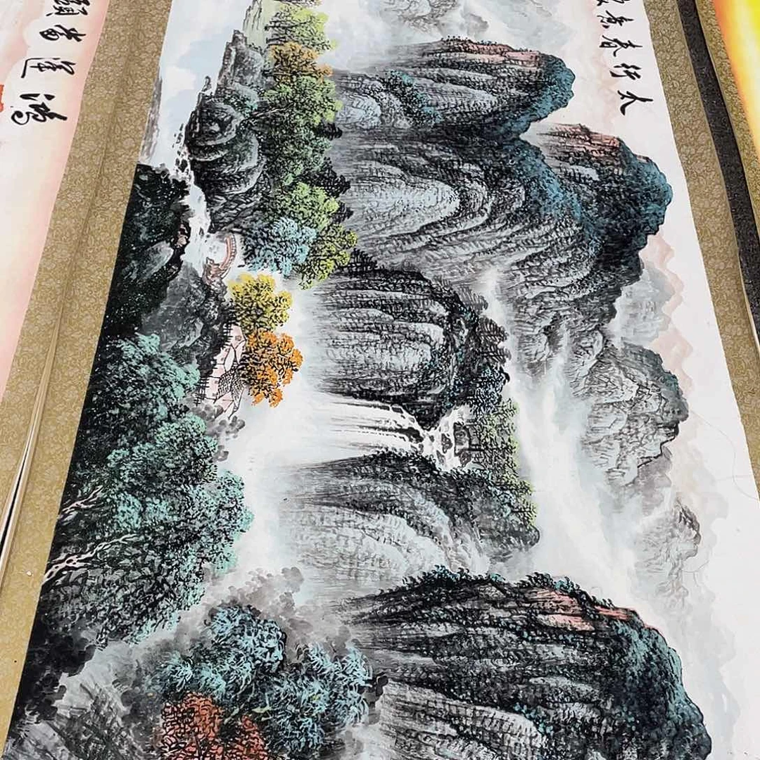 国画老师手笔手绘作品n