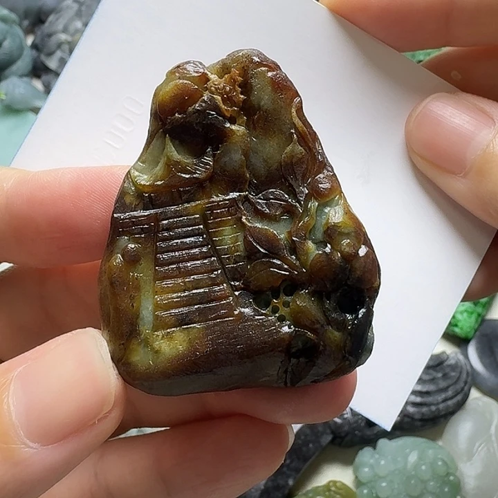 定制翡翠未镶嵌毛货