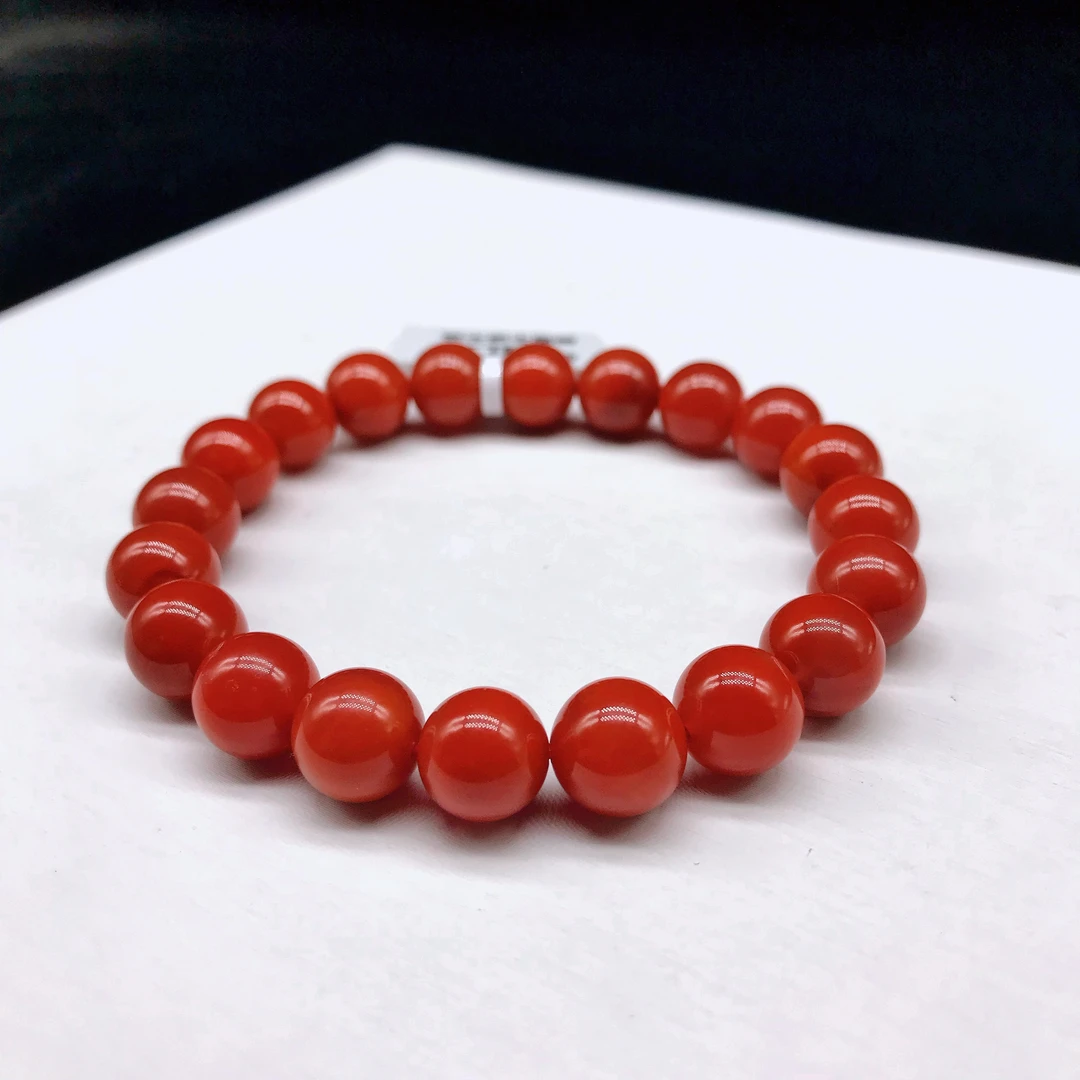 【领源】南红瓦西典藏级锦红手串【一条】