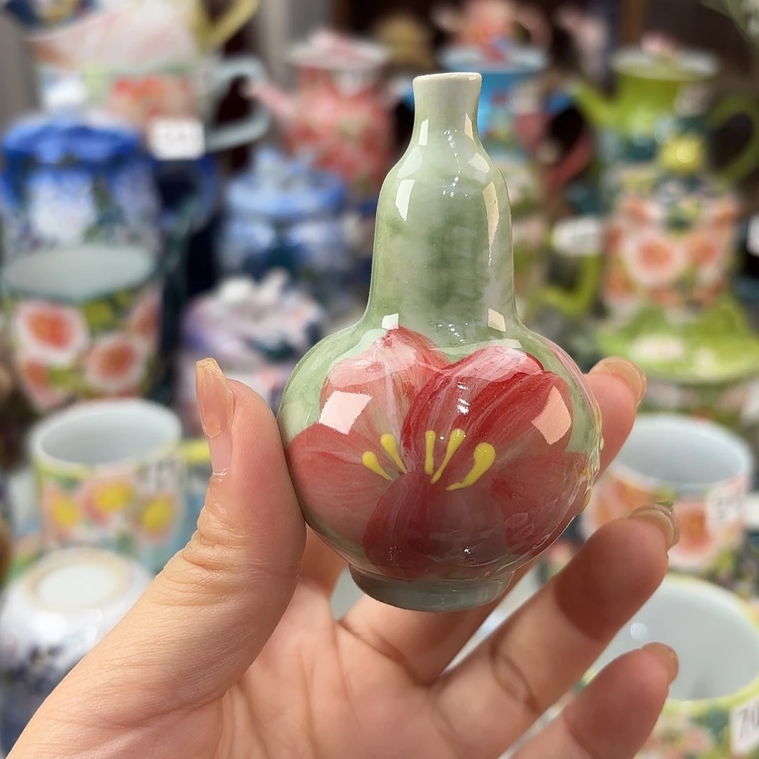 景德镇手绘高温釉下彩陶瓷茶具