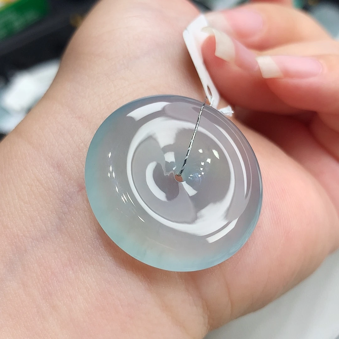 翡翠未镶嵌胸饰翡翠101，29.6/5.3