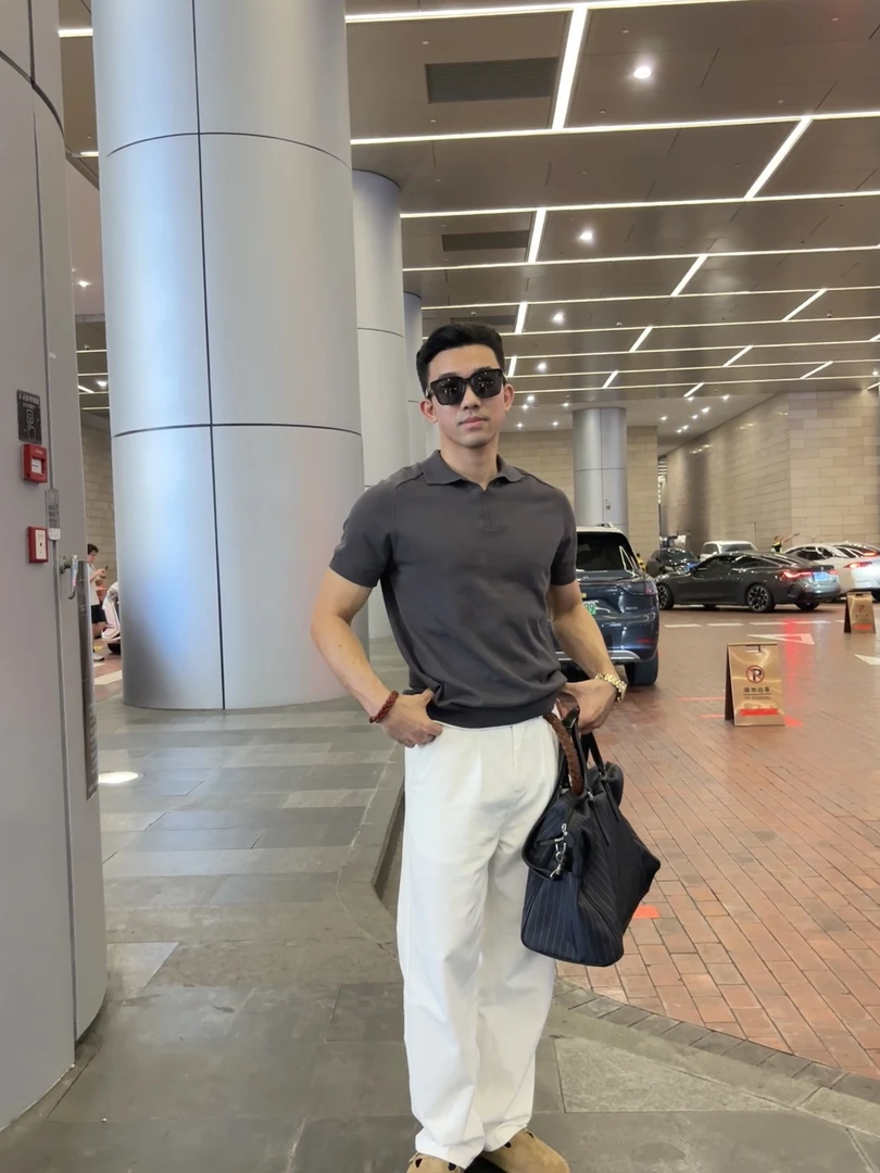 「Jason&James」老钱风梭织面料极简直筒垂感宽松显瘦百搭休闲裤