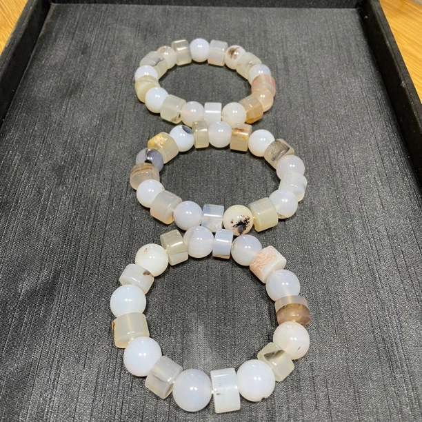 天然水草玛瑙手链多样性发其一