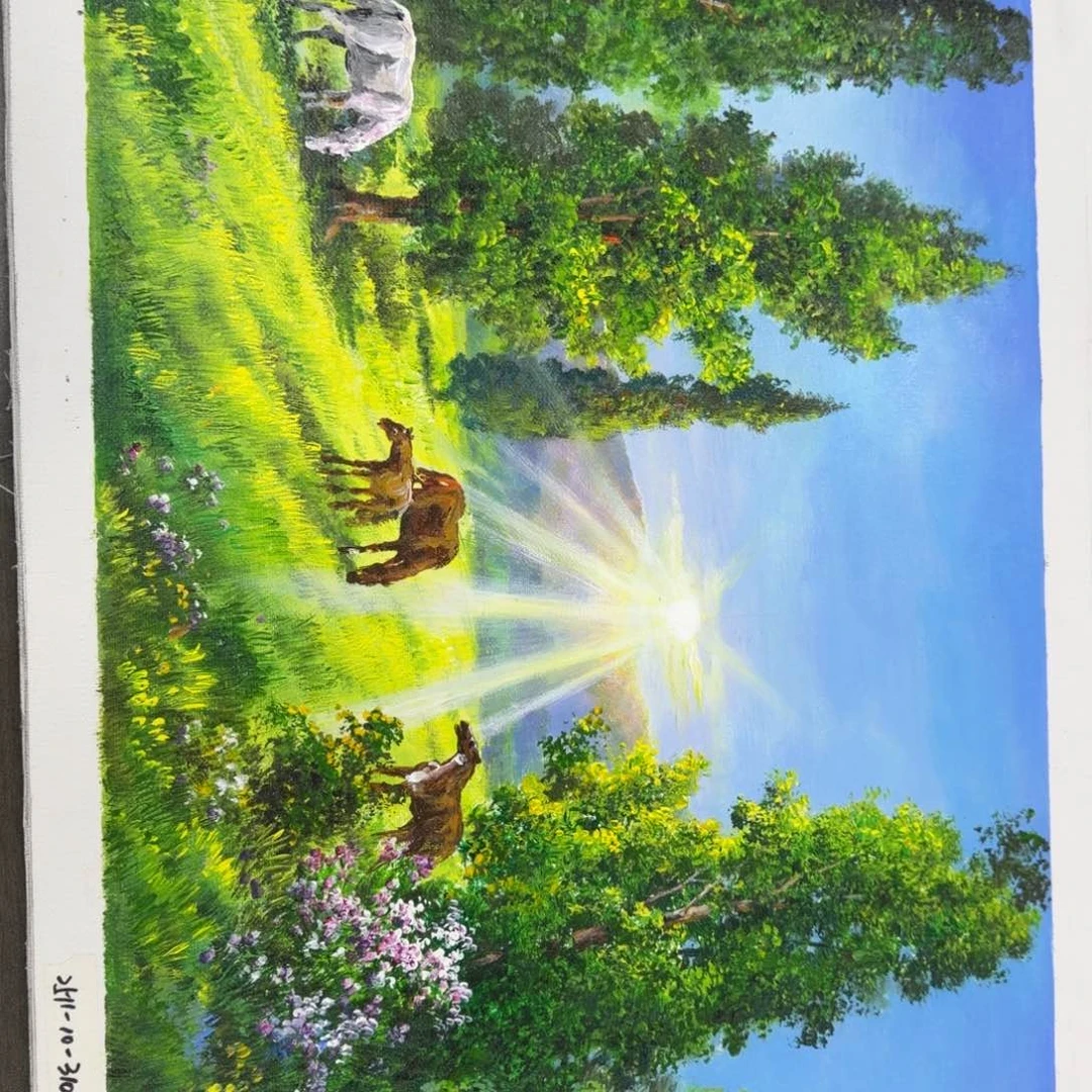 油画你是谁啊你是我