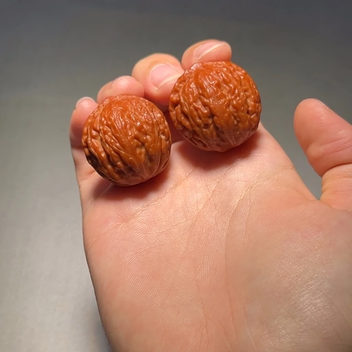 把件文玩核桃绣球597