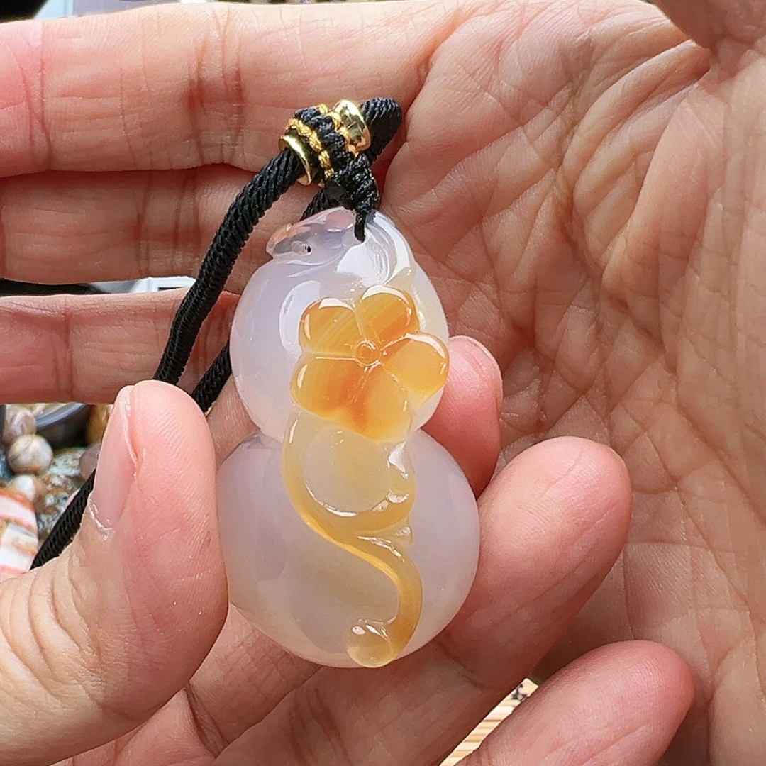 未镶嵌玛瑙/玉髓珠宝半成品