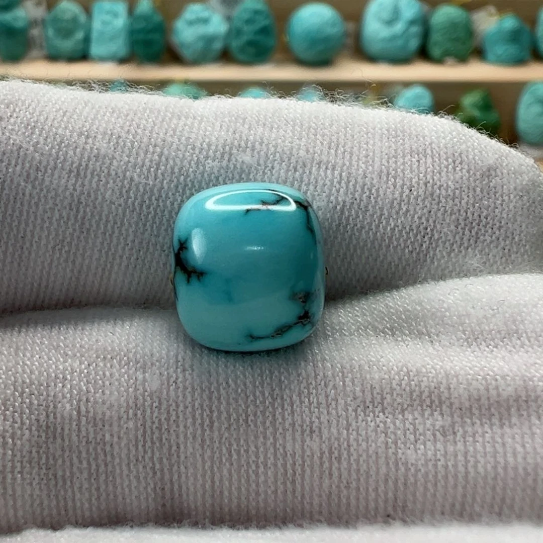 未镶嵌绿松石老型珠11mm