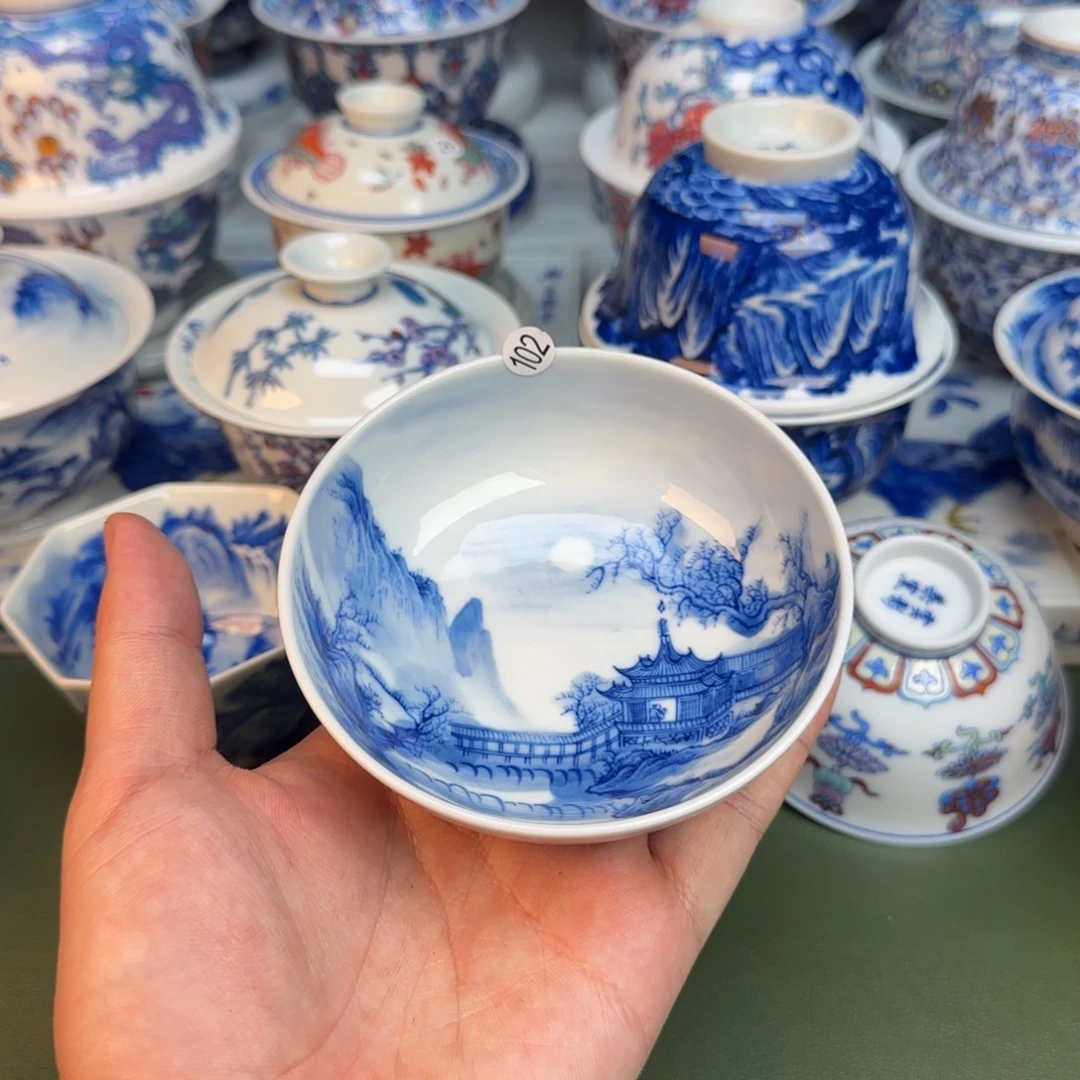 彦祖纯手工手绘茶具102