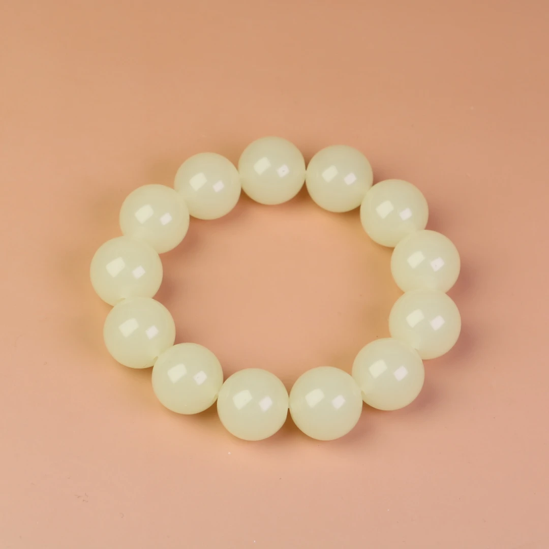 【万锦珠宝城】蜂蜜水高冰透油润精美16mm手串