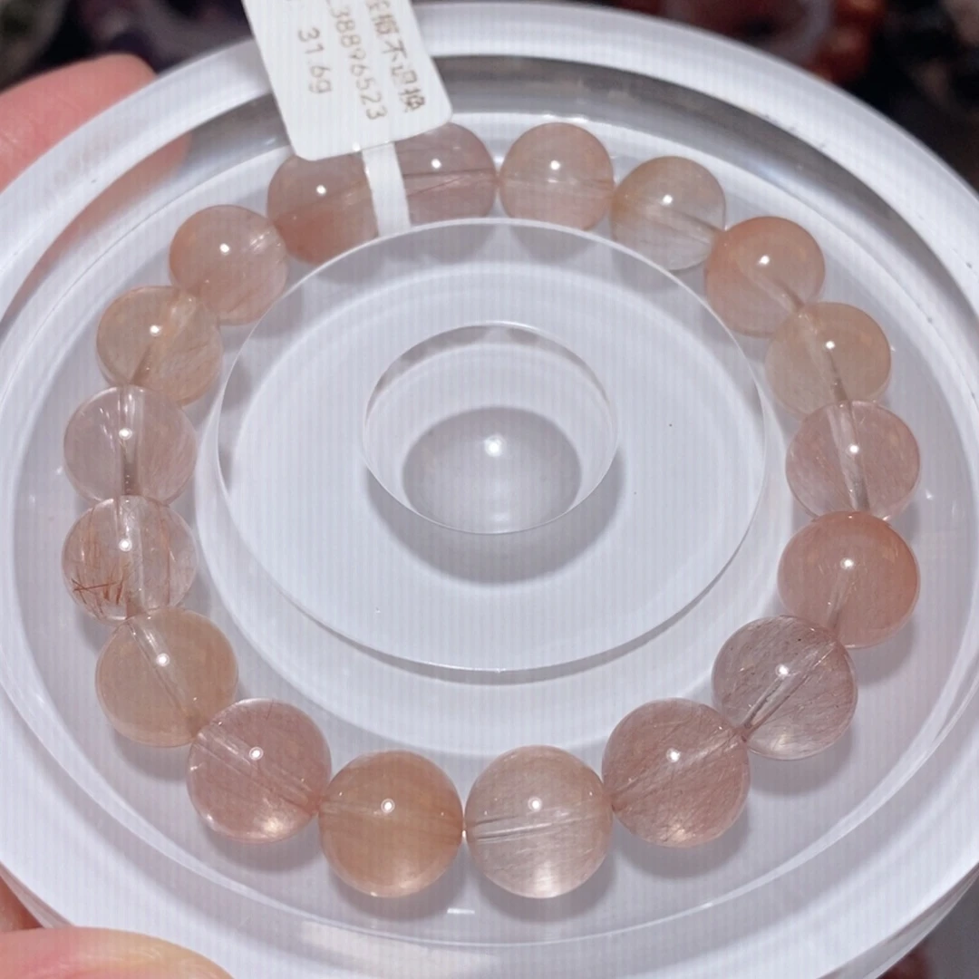 未镶嵌手链水晶F粉兔毛10.8