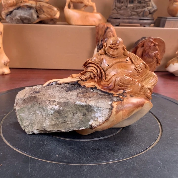 柏木（崖柏）根雕摆件