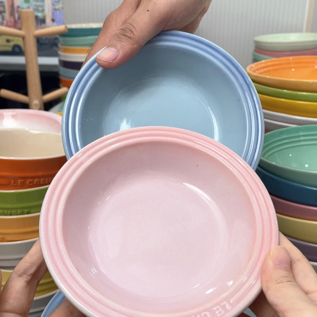 瓷片微瑕2个6英寸接骨碟