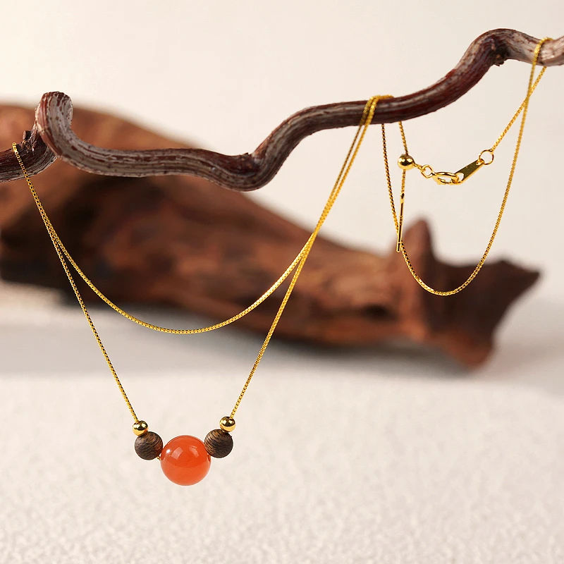 【注定红】南红项链（天然珠宝多样性发其一）