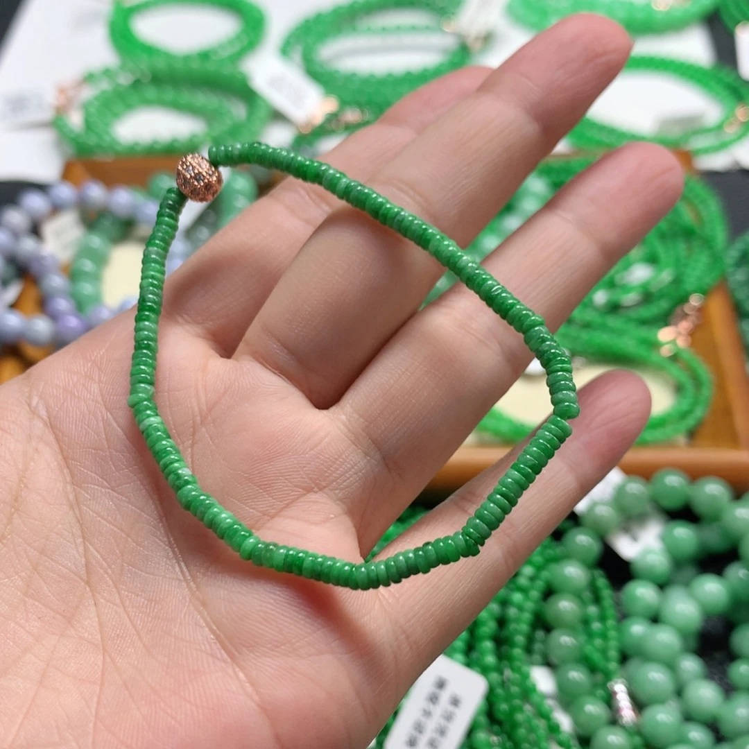 翡翠未镶嵌手链翡翠