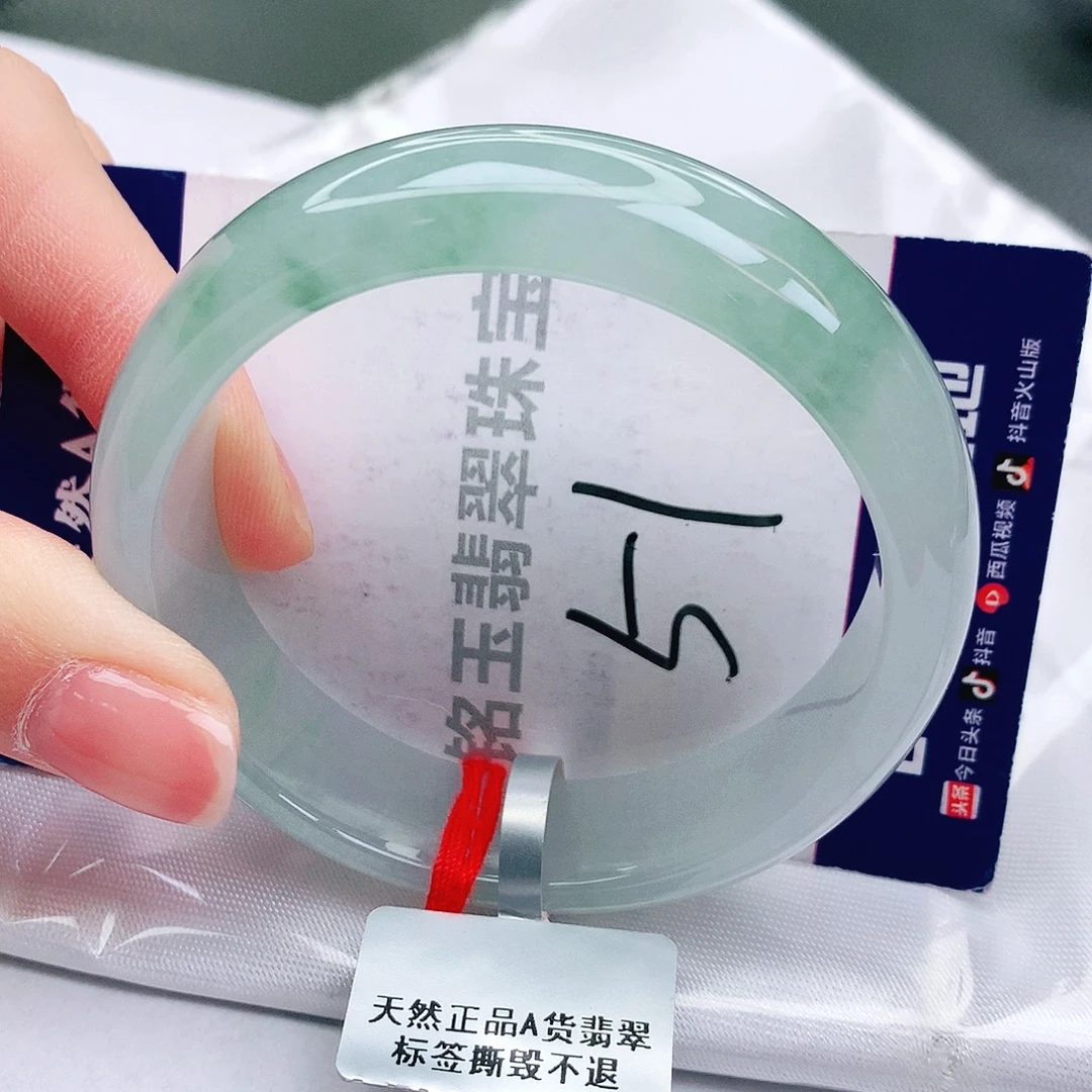 未镶嵌手镯翡翠缅甸天然a货翡翠手镯54贵