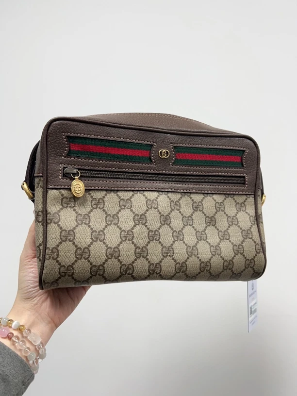 95新 GUCCI/古驰 兔兔奢G专属/古驰相机大号斜挎包/240626036