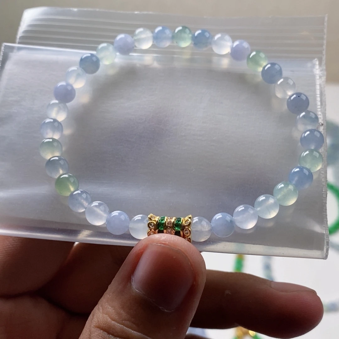 定制翡翠未镶嵌缅甸翡翠a货卡5.8