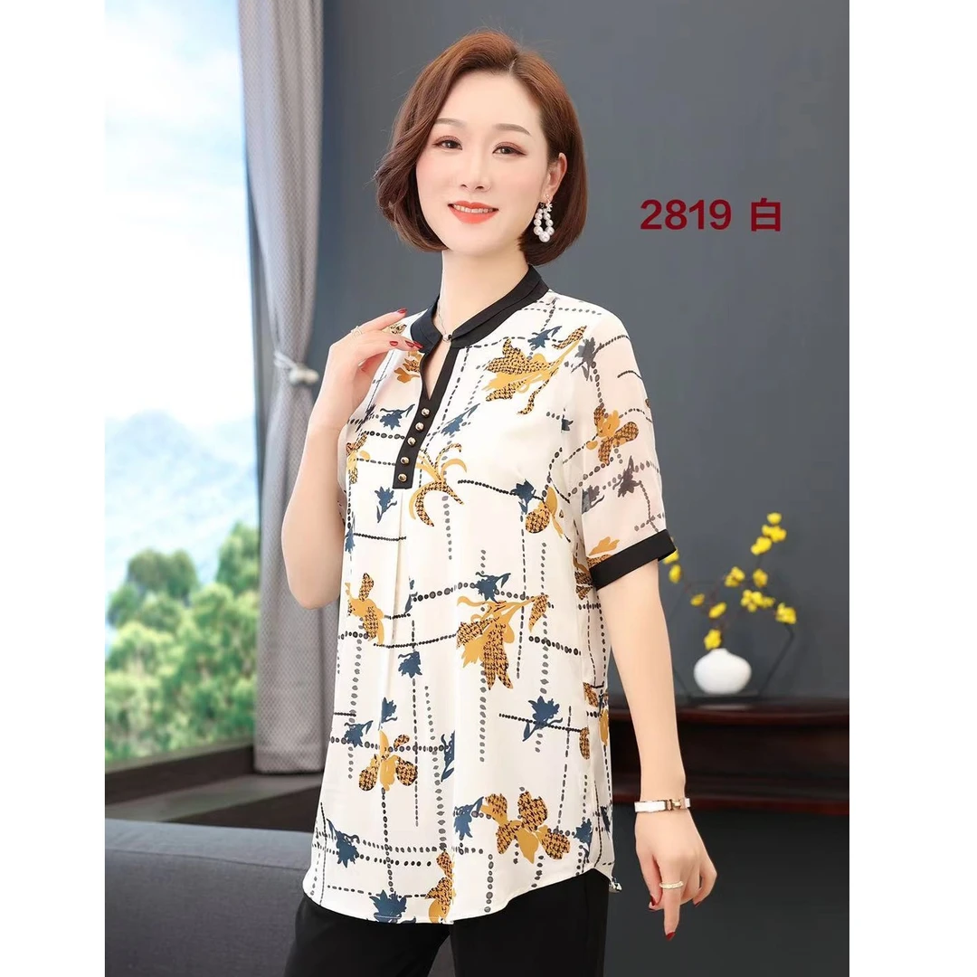 2819-33新款宽松精致小衫