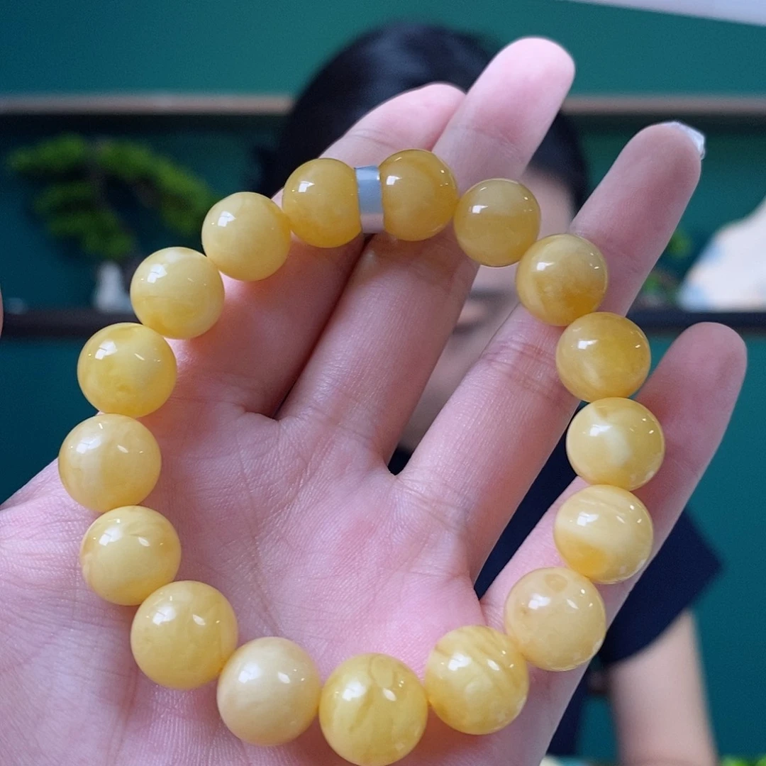 蜜蜡未镶嵌手链123