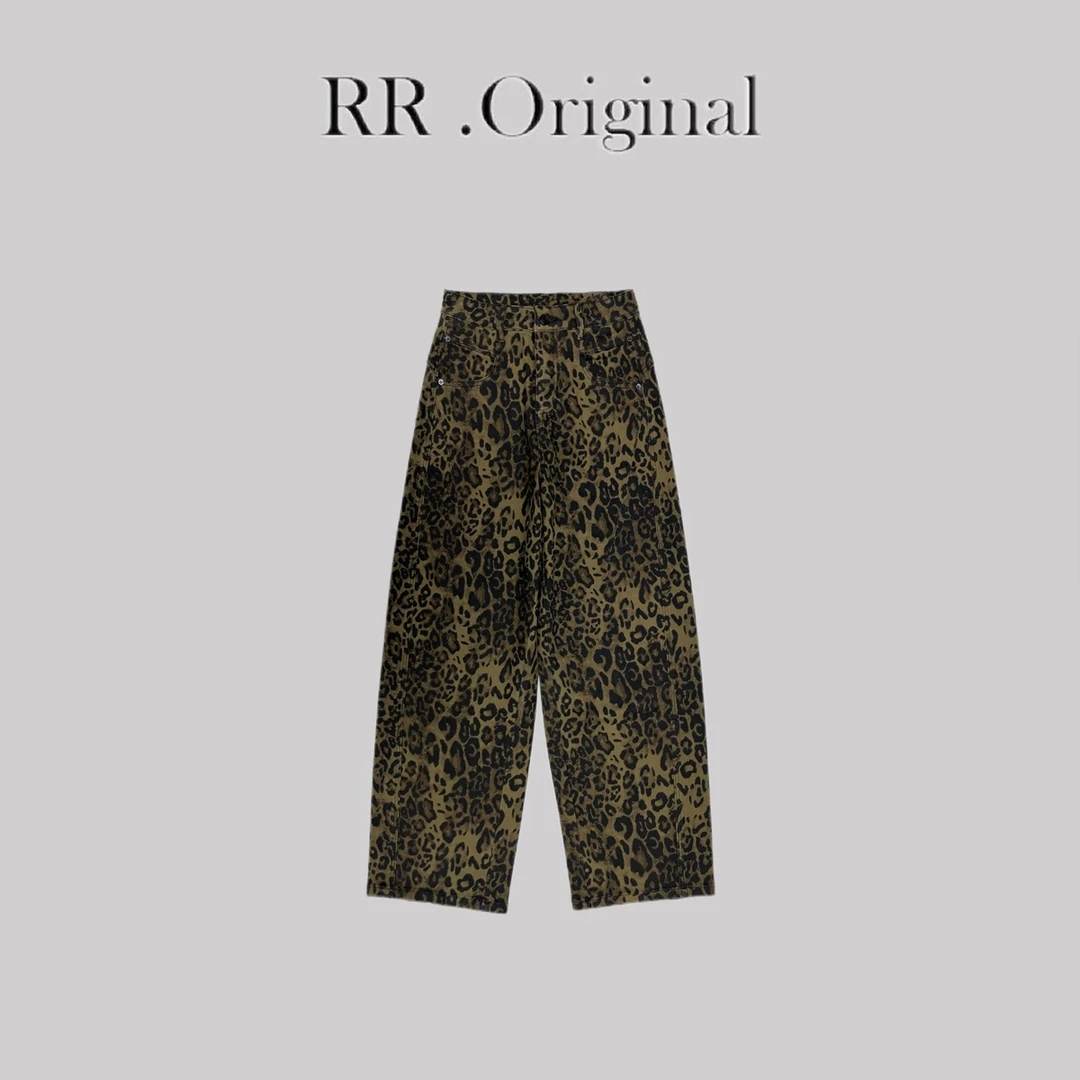 【张洪波专属】RR 豹纹镰刀裤 96535