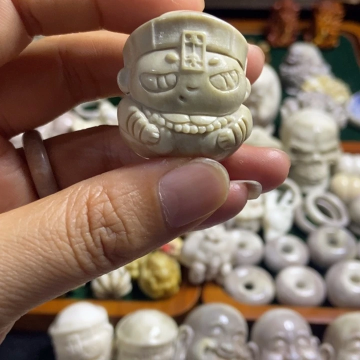 别***说配饰鹿角雕刻一个出