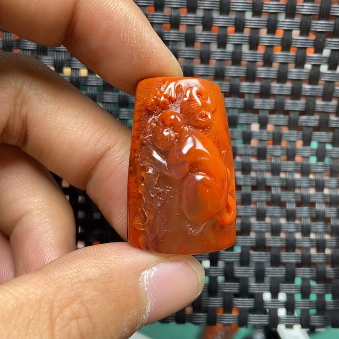 南红玛瑙吊坠(不含链)未镶嵌