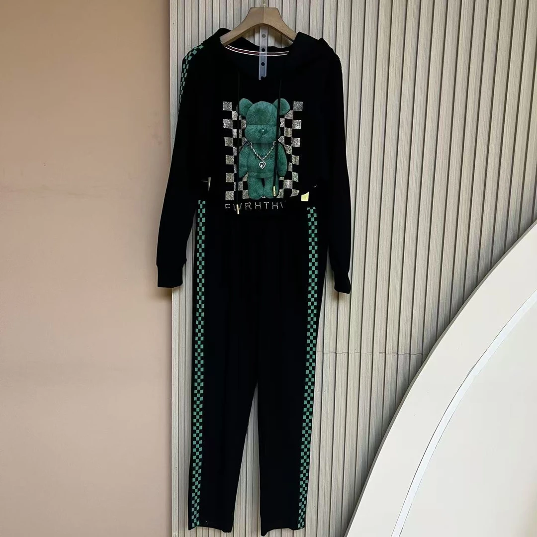 新品女装显瘦百搭韩版时尚休闲运动套装650
