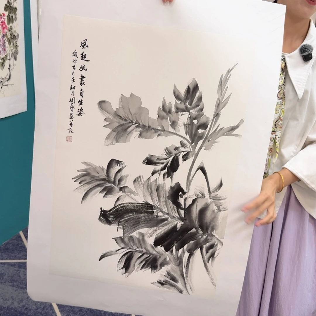 国画国画作品山水花鸟