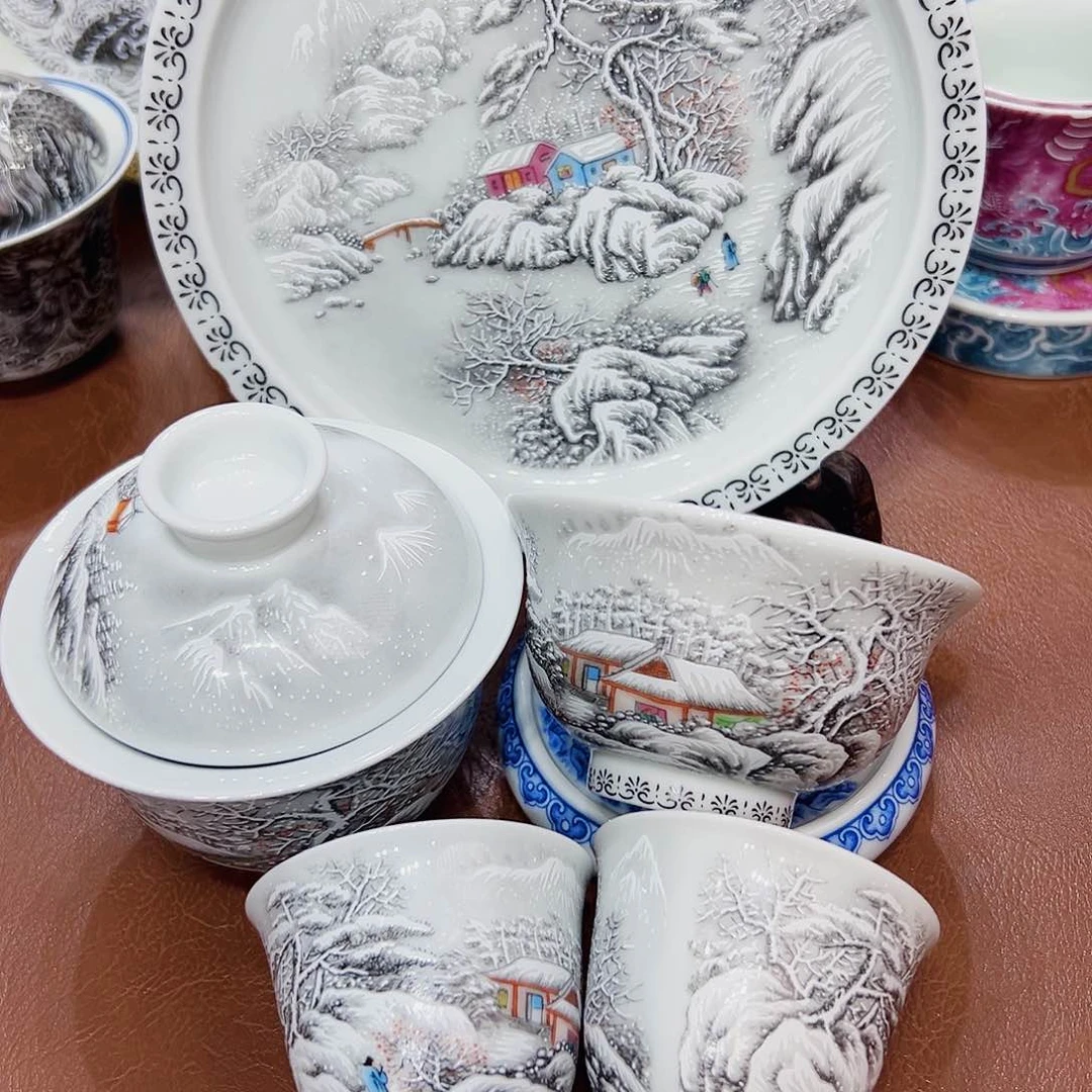 摆件景德镇陶瓷艺术展演厅及艺术展演