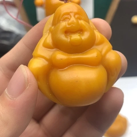 琥珀颈饰未镶嵌Y27