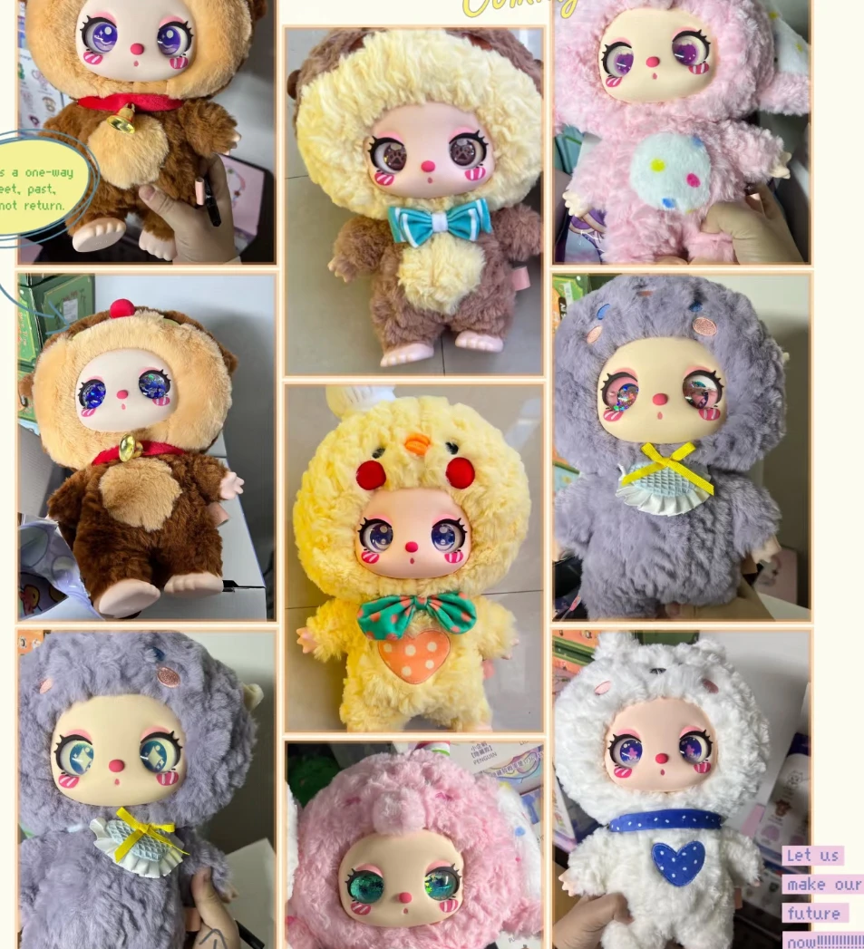 【正品代拆】娃三岁莉拉600%潮流盲盒可爱大体搪胶毛绒娃娃手办