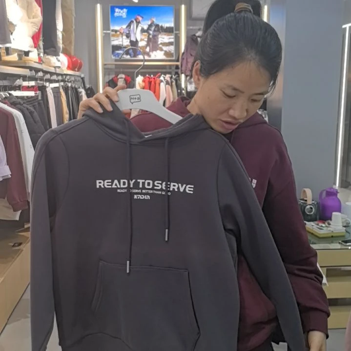 连帽加绒卫衣  微瑕疵