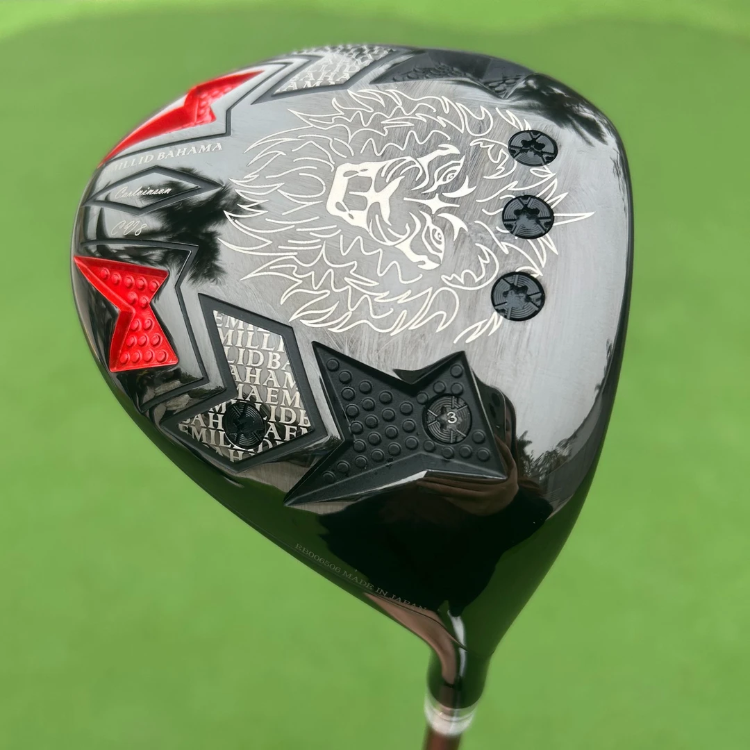 狮头白牙球道木杆 CV8正手 三号木15° 五号木18° 黑红色 杆身可选