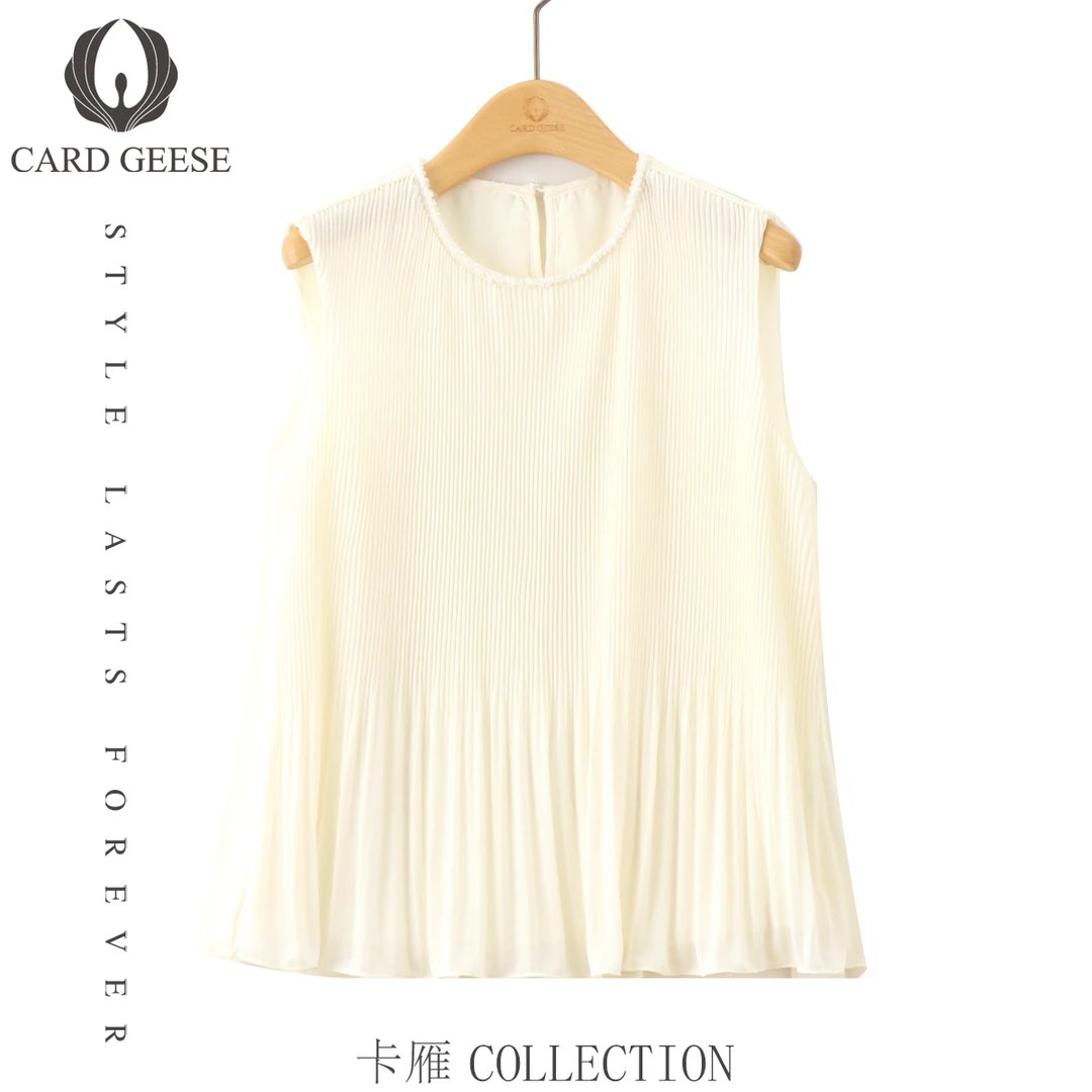 卡雁CARD GEESE25新款高定轻奢时尚上衣MYJ2-25S958-D9286