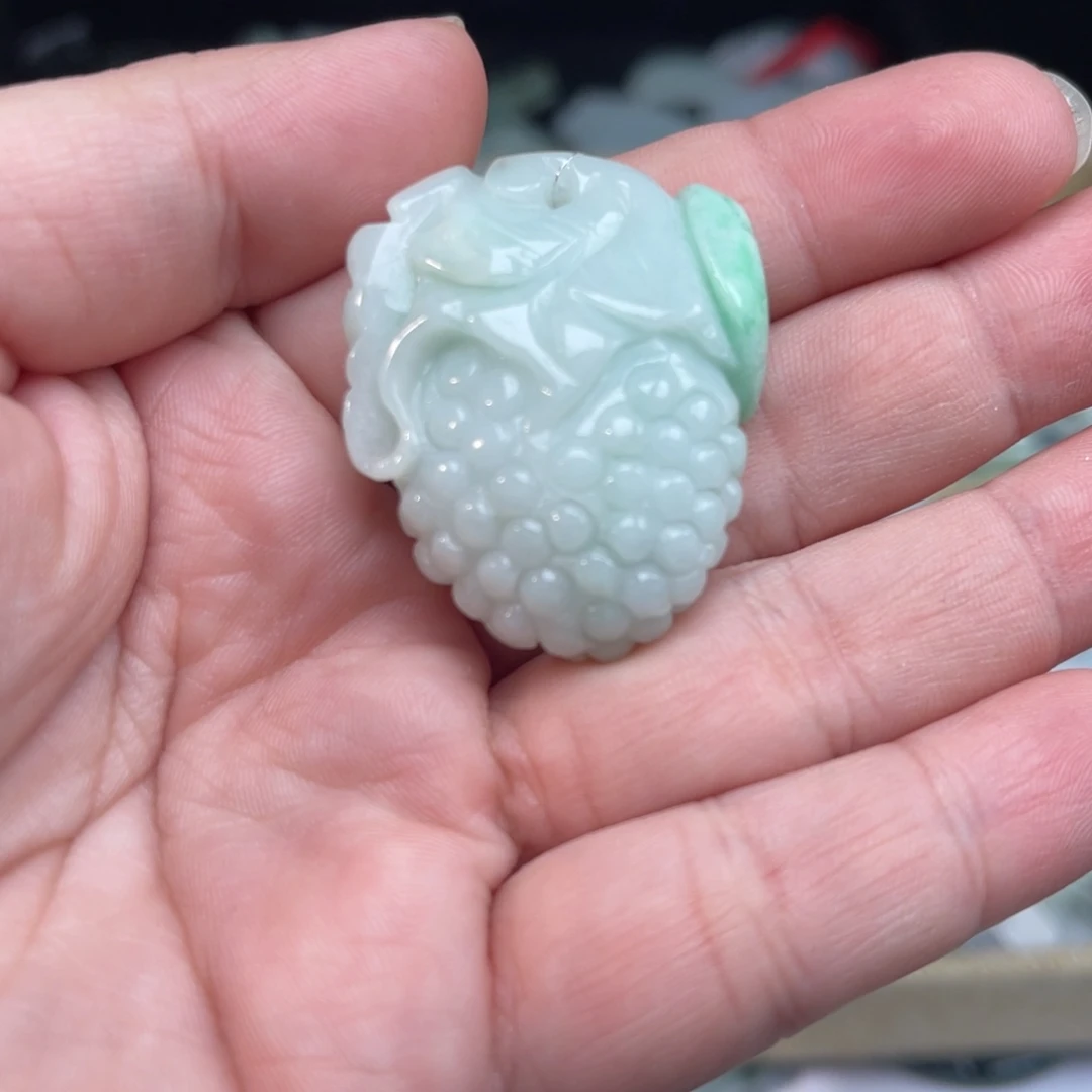 颈饰未镶嵌翡翠花件