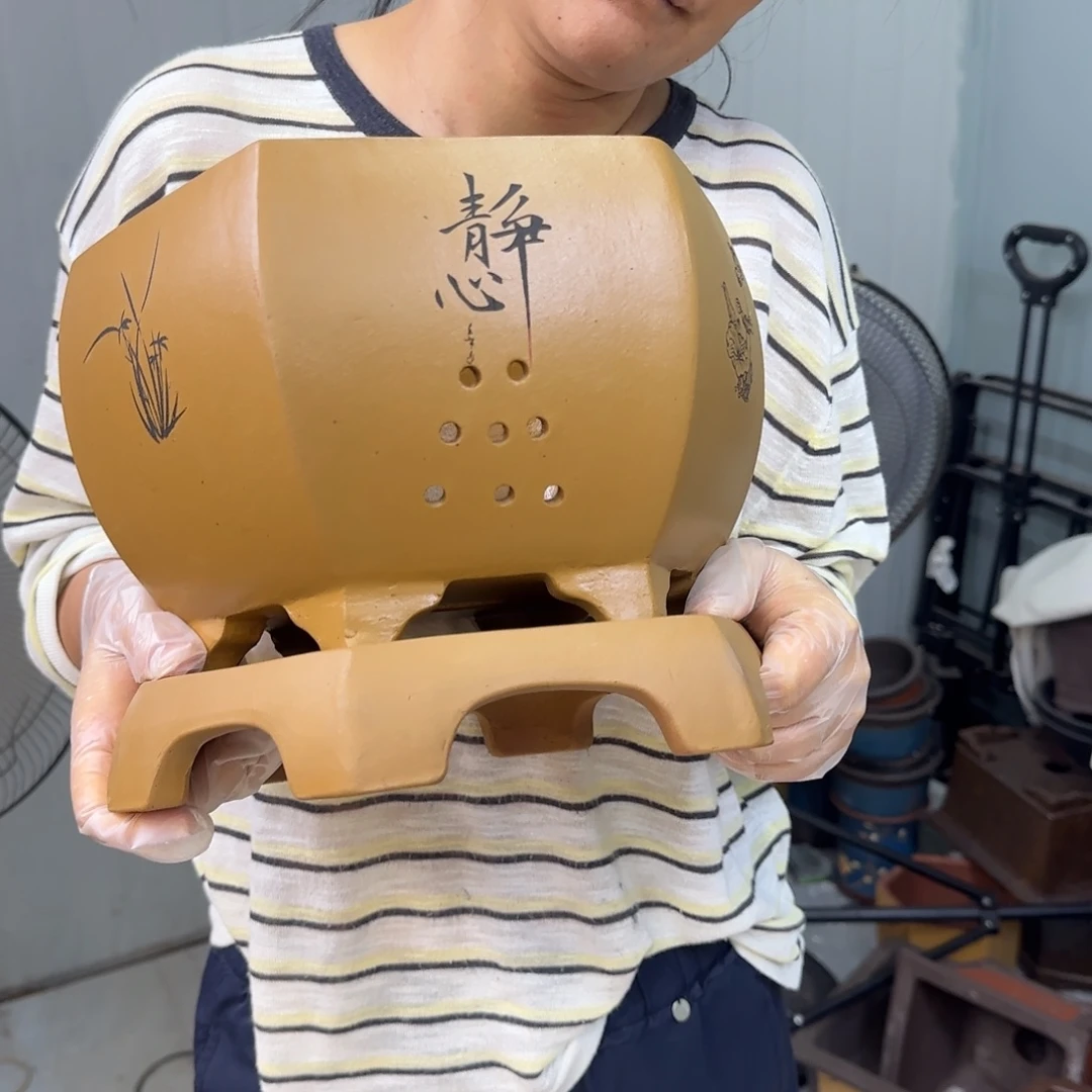 紫砂花盆紫砂口径25