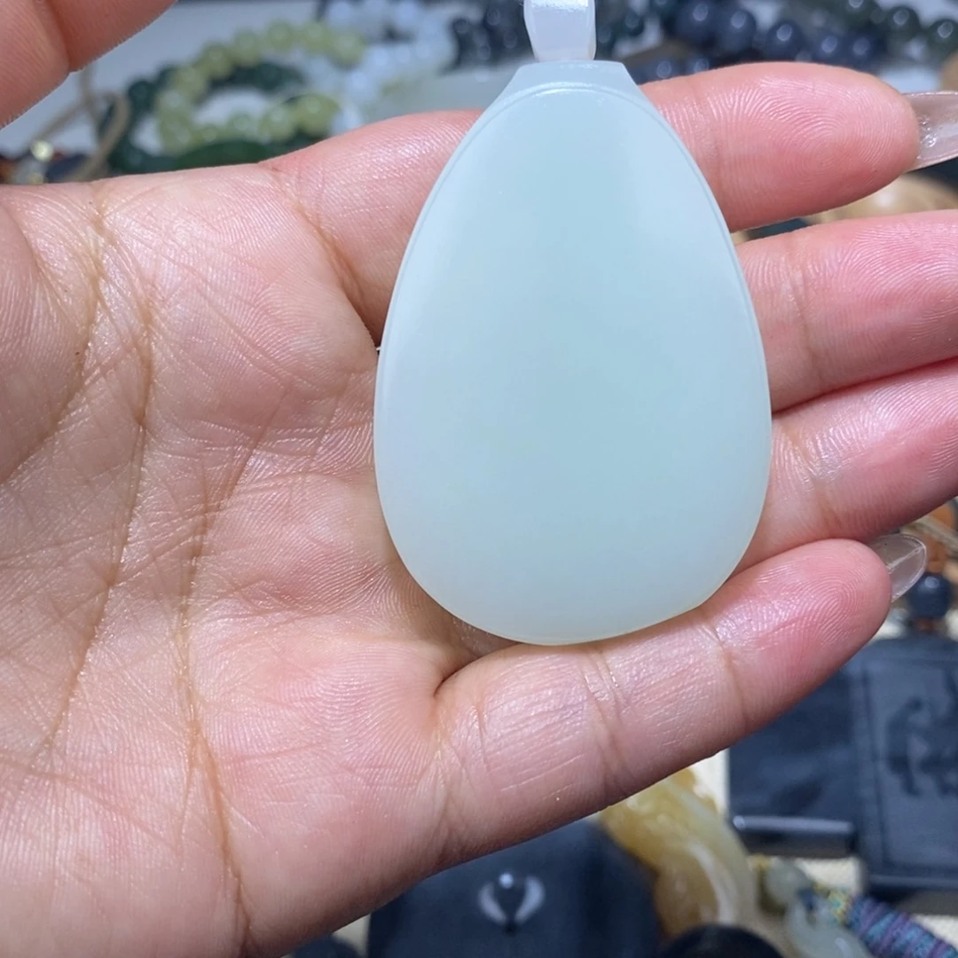 和田玉未镶嵌挂件@***轻