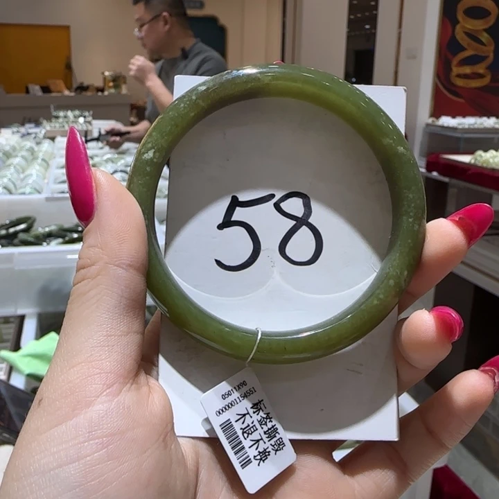 和田玉未镶嵌手镯966