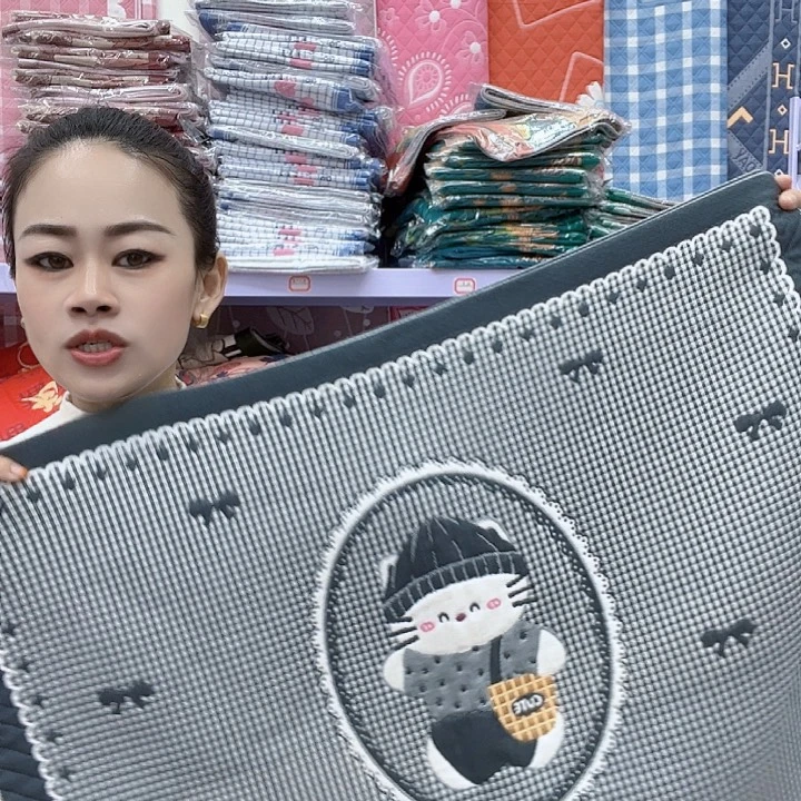 棉灰色小白猫纯棉