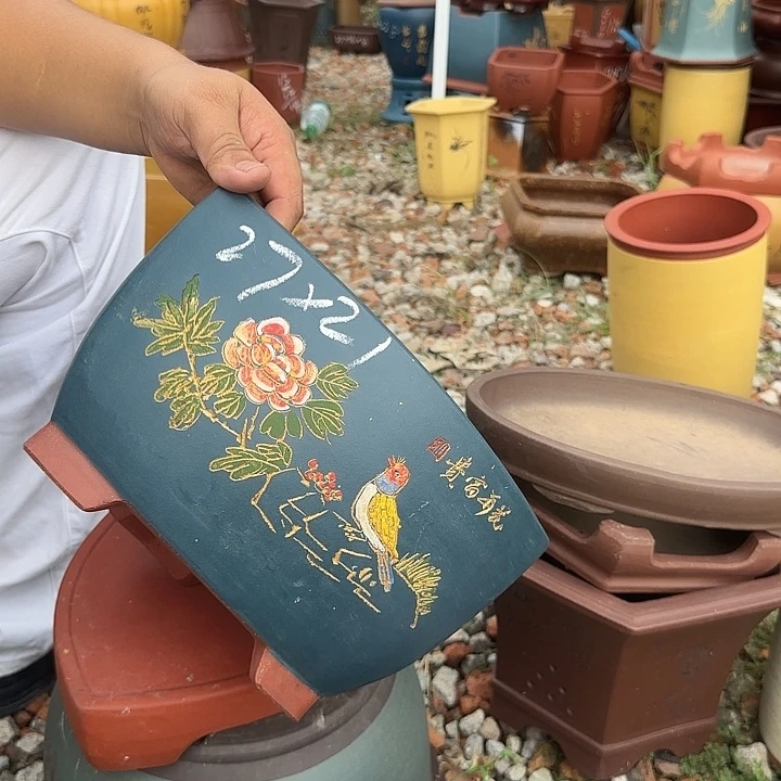 紫砂花盆紫砂花盆