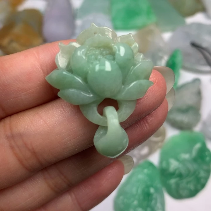 颈饰未镶嵌翡翠翡翠