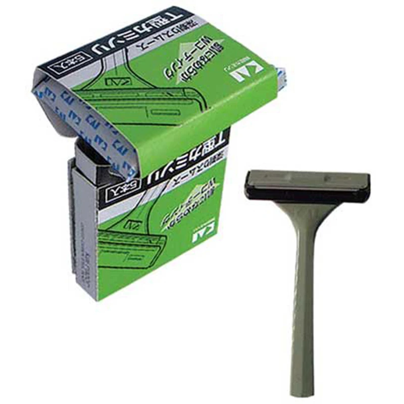 日本进口贝印男士不锈钢手动刮胡刀旅行装胡须刀剃须刀五只装