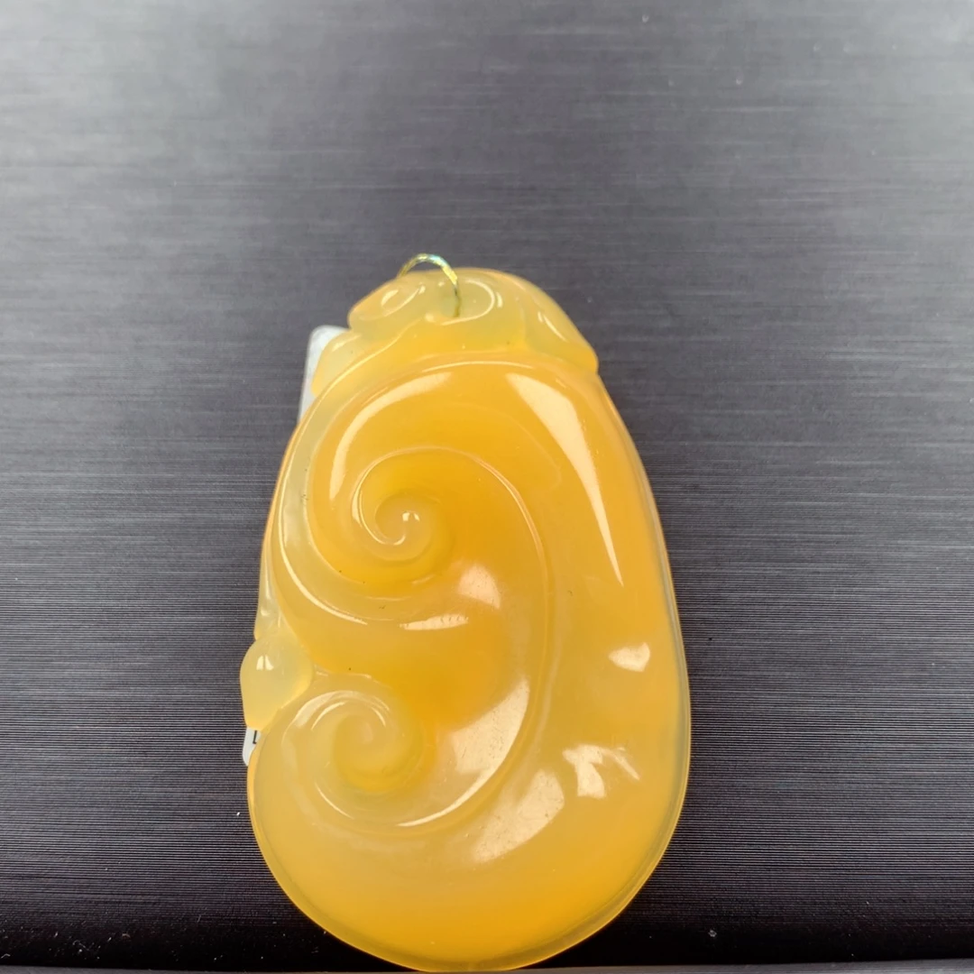 石英质玉未镶嵌挂件