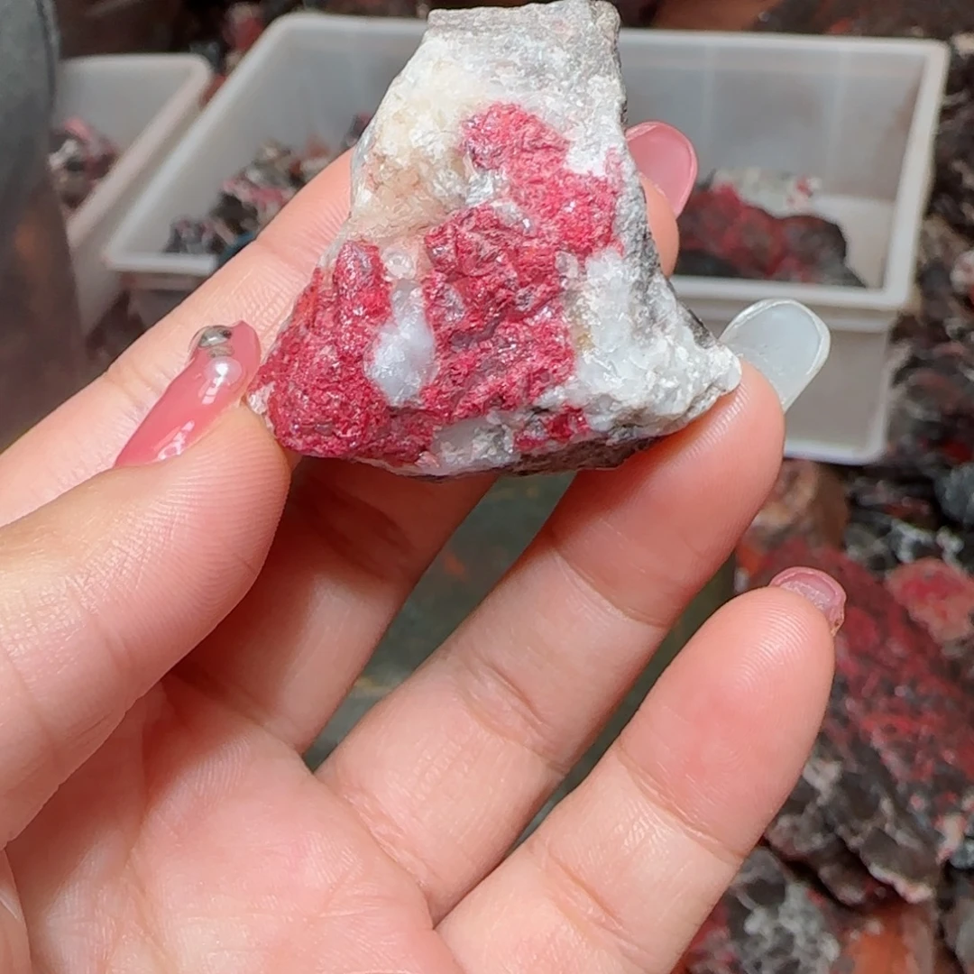 天然辰砂朱砂毛石头2