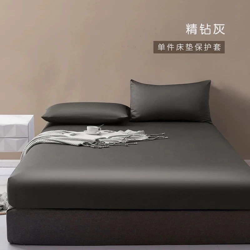 某某森纯色长绒棉1.5床笠微瑕～E017