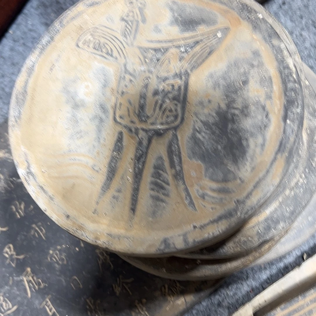 兵***谋瓦当摆件茶的摆件茶具