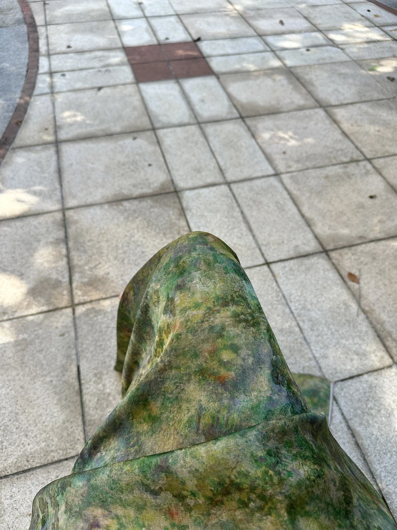 【七彩琉璃】高档新中式香云纱 花萝提花布头（开裁不退换）